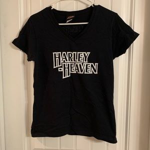 Worn once Harley Heaven v neck 🖤